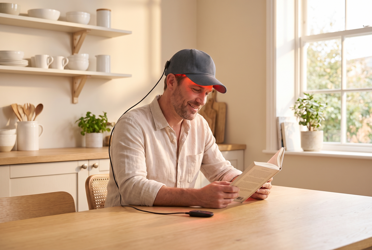 Rubalume LED scalp cap