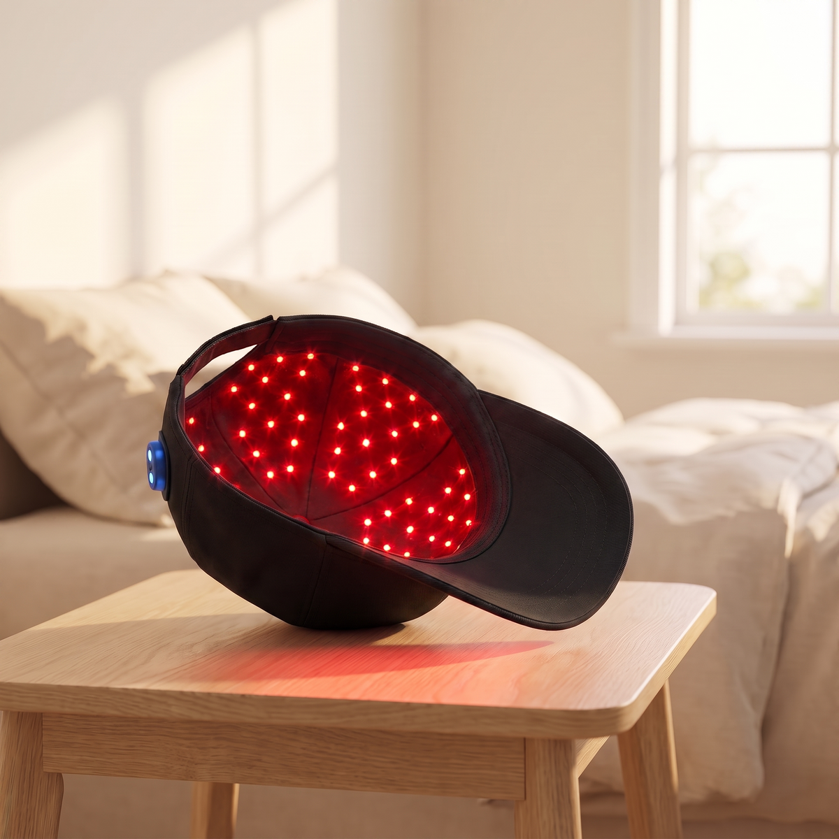 Rubalume LED scalp cap in black